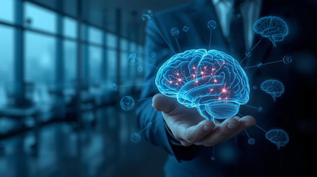 abstract Picture of a brain and window